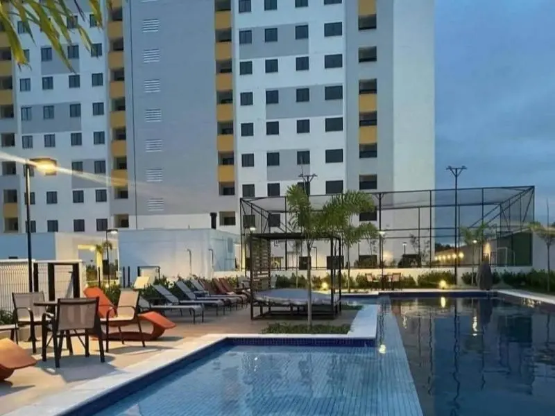 Apartamento dois dormitórios - Lazer com piscina